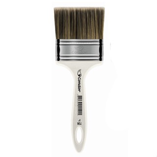 Pincel Trincha Pintura Parede Cabo Branco 726 3 Polegadas