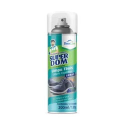 Limpa Tênis A Seco Desengraxante Sapato Couro Tecido Em Spray 200ml