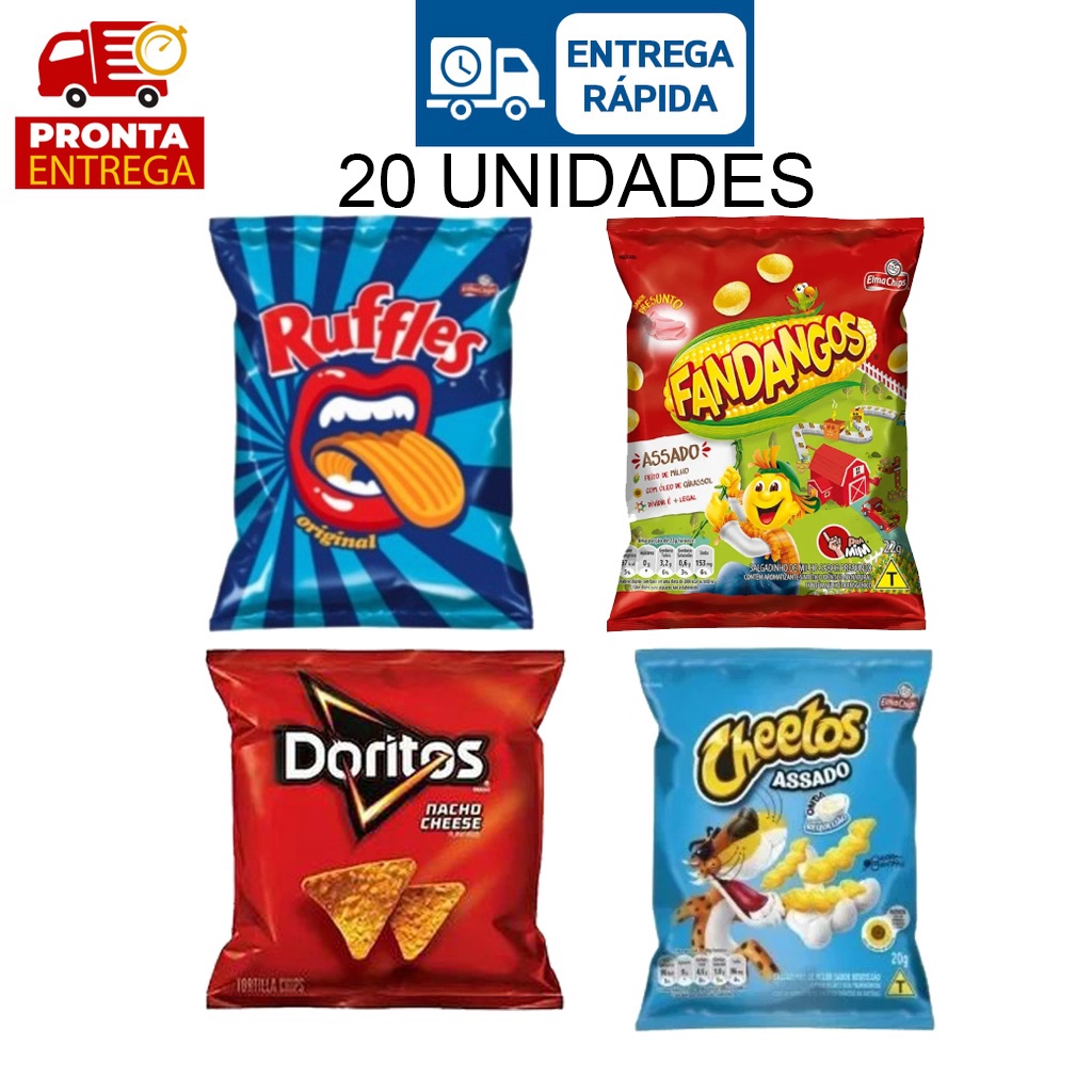 Kit Doritos Salgadinho Elma Chips Shopee Brasil