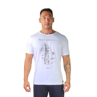 Camiseta Everlast Never Surrender Masc Branca em Oferta na Shopee