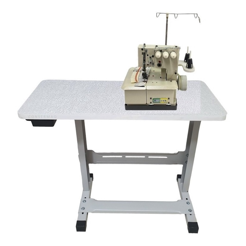 Mesa Bancada P/ Maquina Costura Galoneira Bracobbc2600