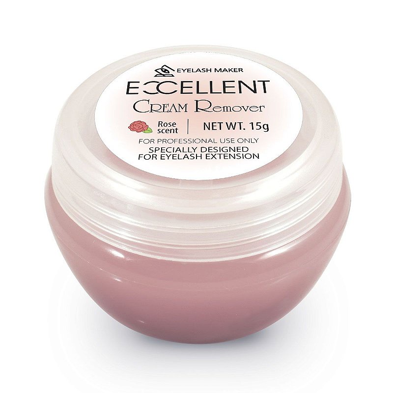 Removedor de cola em creme Excellent Cream Remover Rose Scent