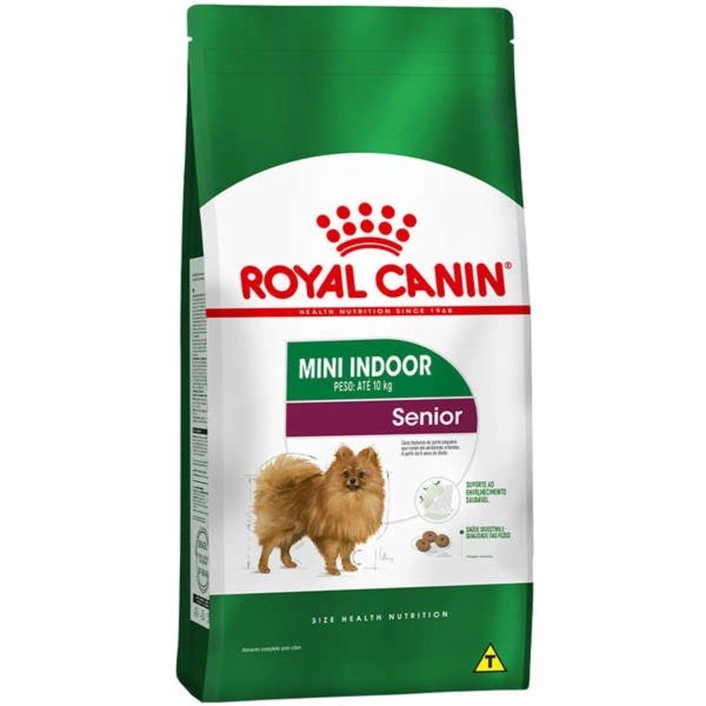 Ração Royal Canin Mini Indoor Sênior Cães Raças Pequenas Com 8 Anos Ou Mais 2,5kg em Oferta na Shopee