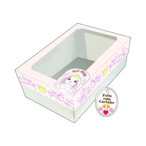 Caixa Ovo de Colher Coroa Ref. 906 com 2 un. Erika Melkot Rizzo Confeitaria - Stationery