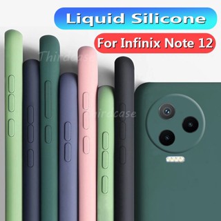 Capa De Silicone Líquido Macio Para infinix Note 12 Pro 4G G88 G96 VIP 2023 À Prova De Choque Câmera