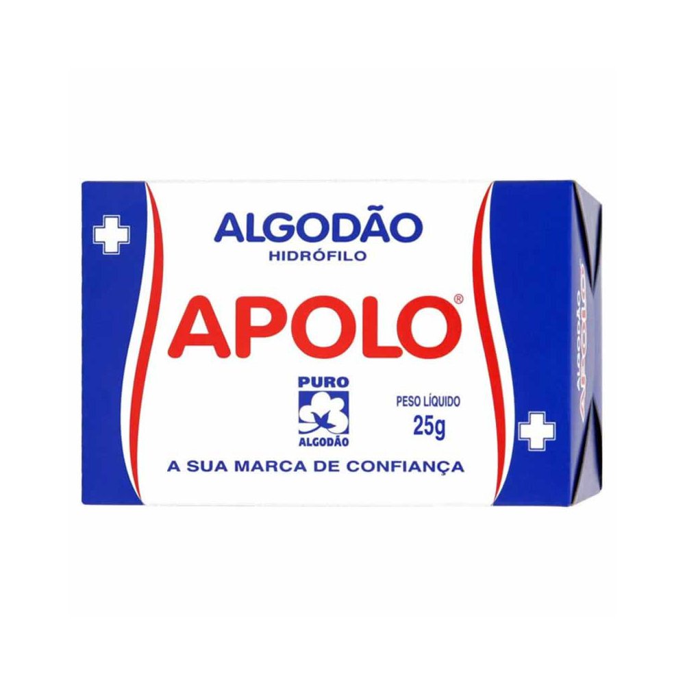 Algodao Apolo Rolo Com 25G em Oferta na Shopee
