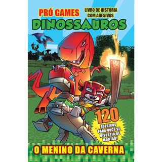 Livro de História com Adesivos Dinossauros em Oferta na Shopee