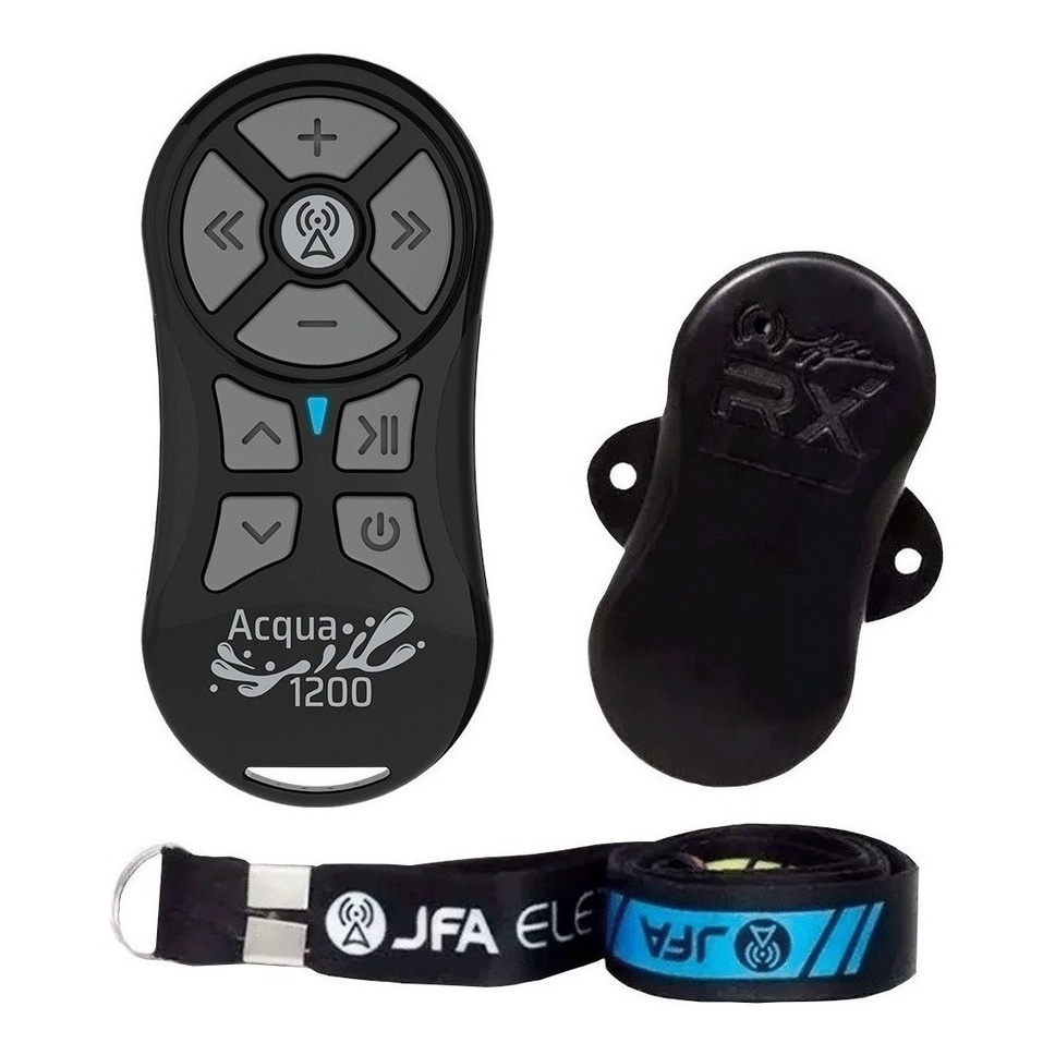 Controle Jfa 1200 Metros Resistente Agua Aqua Preto Completo - Spare Parts and Accessories for Vehicles