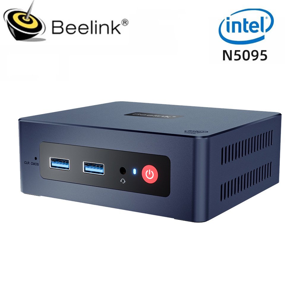 Beelink MINI S GK Intel Celeron J4125 N5095 Windows 11 PC DDR4 8GB 128GB 256GB SSD 5 BT4.0 Computador De Jogo VS GK3V 7DLU