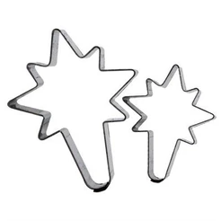 Kit Cortador Estrela 8 Pontas - Ref. 419 RR Cortadores Rizzo Confeitaria