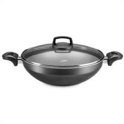 Panela Wok Supra 4,3 Litros 28Cm Antiaderente Superflon Ultra 7 Camadas TVT com Alça Resistente Ao Calor MTA - 950