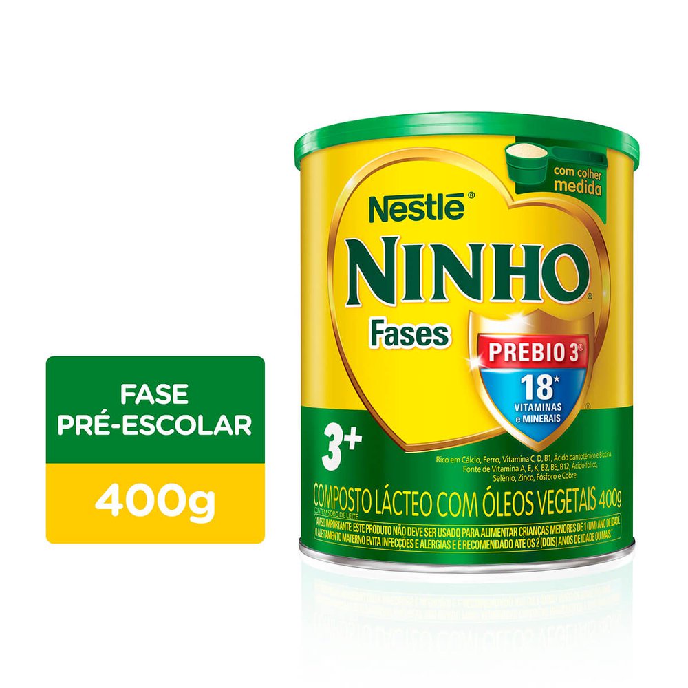 Composto Lacteo Ninho Fases 3+ 400Gr