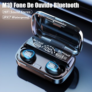 J.B.L M10 TWS Bluetooth 5.1 9D Fone De Ouvido Sem Fio À Prova D