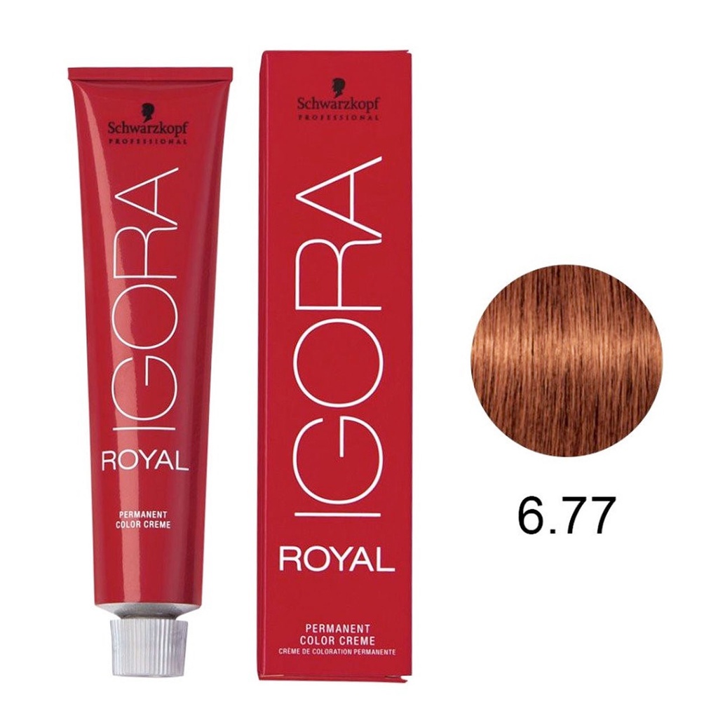 Igora Royal 6.77 Louro Escuro Cobre Extra 60ml - Schwarzkopf