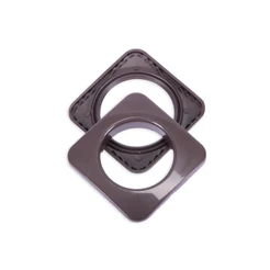 Ilhós para cortina 100 Pares Marrom Quadrado Varão de 28mm