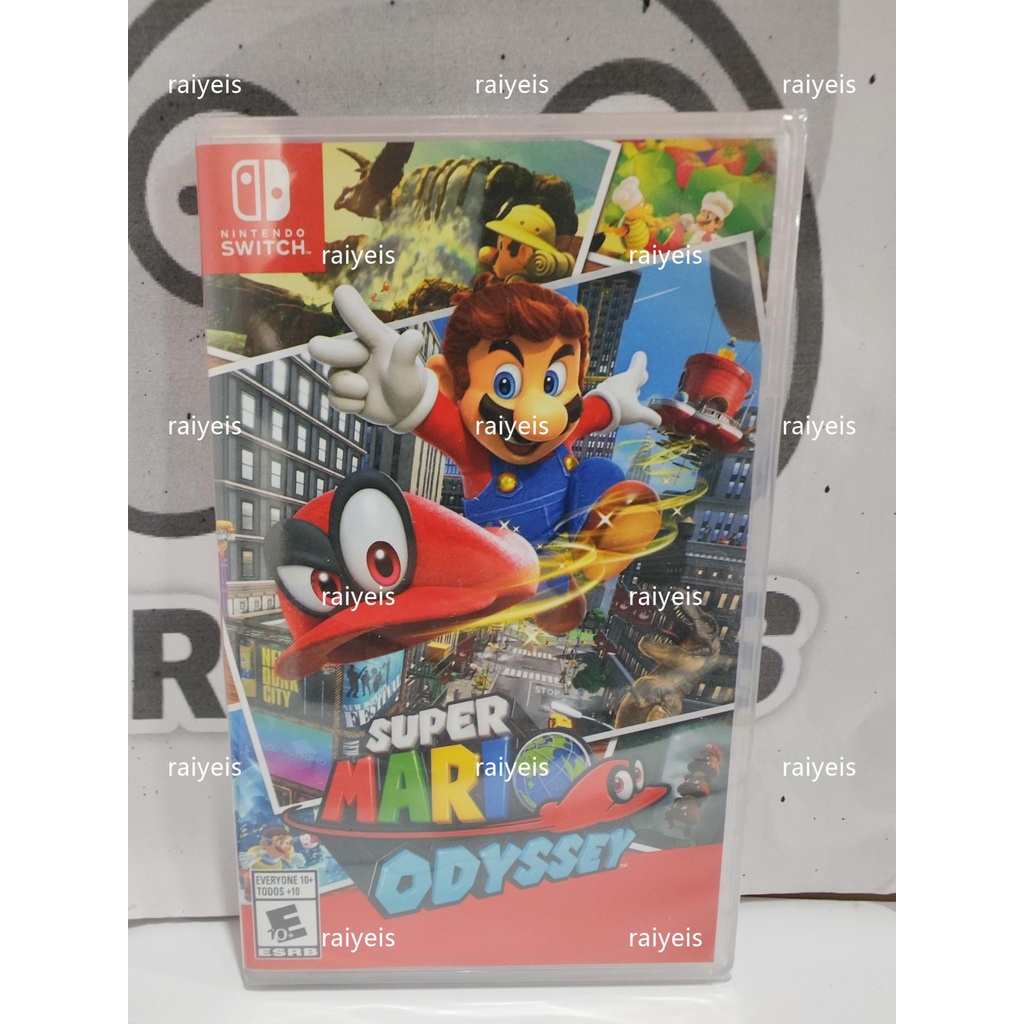 NS Super Mario Odyssey Edição Padrão Nintendo Switch Carta De Jogo Físico