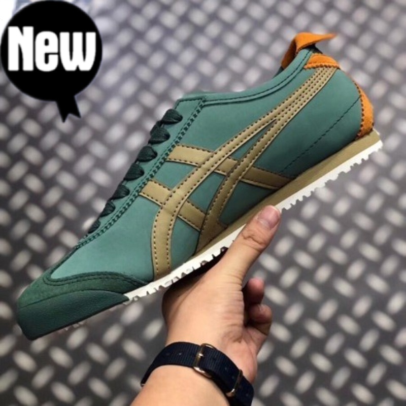 Onitsuka tiger Tigre ASICS M xico 66 Sapatos De Couro De Renda