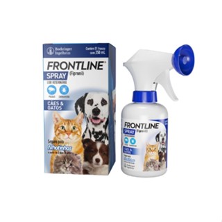 Antipulgas E Carrapatos P/ Cães/gatos Frontline Spray 250ml