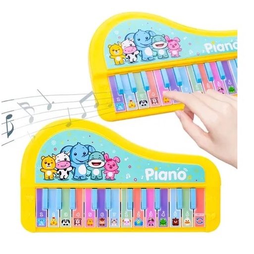 Teclado Piano Xilofone Musical Infantil Baby Toys Educativo interativo Rosa