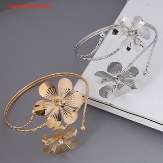 Uequilibrium Boêmia Borboleta Folha De Charmosa Corrente De Braço Superior Metal Oco Padrão Geométrico Retro Punho Pulseiras Corporal Bangle Novo
