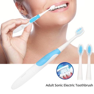 Escova Dental Elétrica Branqueamento Ultra Sônica 3 Cabeças De Substituição