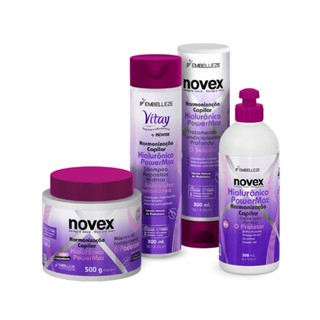 KIT NOVEX HIALURÔNICO HARMONIZAÇÃO CAPILAR TRATAMENTO INTENSO