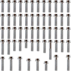 Kit parafusos cromados tampa motor completo CB600F Hornet 2005 a 2007 CB600 Hornet carburada