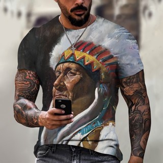 Nova Camiseta 3D Masculina Estampada Para Garota Indiana Homens Mulheres Camisa Verão Moda Casual O Pescoço Casal De Manga Curta Roupa De Rua Blusas Legais