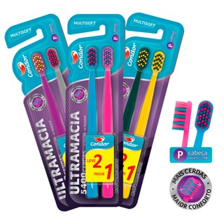Escova de Dente Condor 5400 Cerdas Ultramacia Blister Duplo