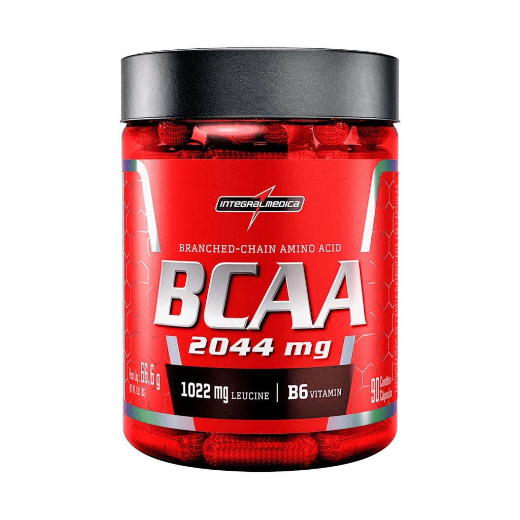BCAA 2044mg Amino 90 Cápsulas Integralmedica