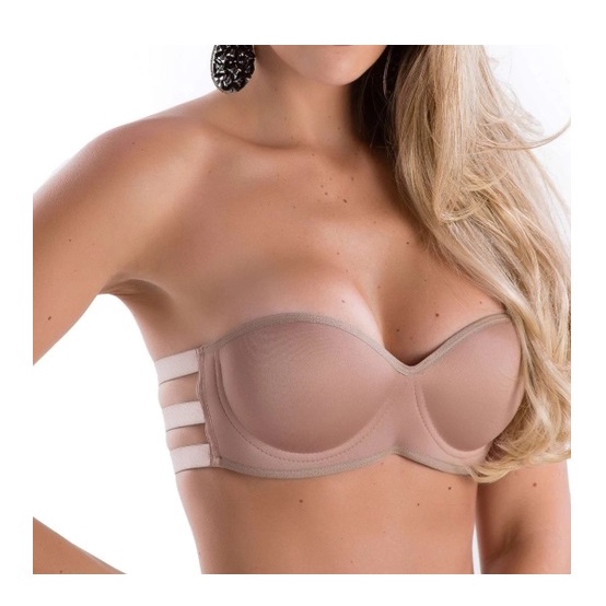 Top Sutiã Sutien Bustiê Sem Alça Bojo Sustentação