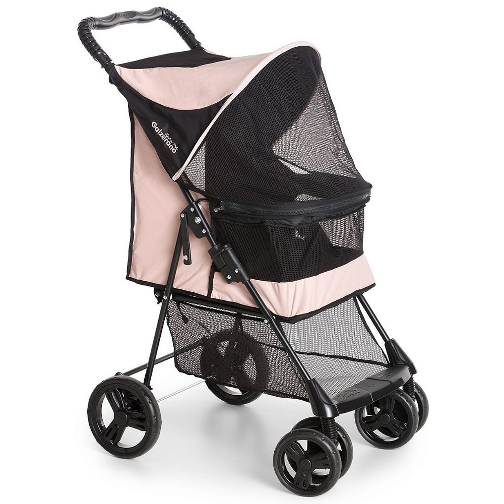 Carrinho de Passeio Cachorro Gato Galzerano Pet Lecco Rosa em Oferta na Shopee