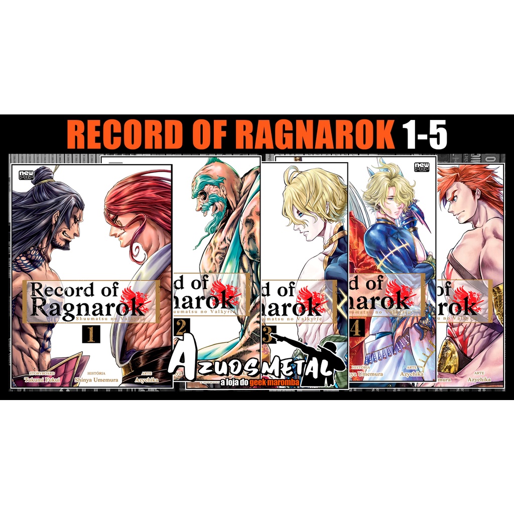 Placas decorativas Record Of Ragnarok - Shuumatsu no Valkyrie - anime -  mangá (A4 - 20x28cm) - Escorrega o Preço