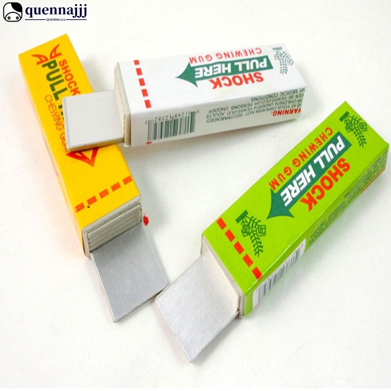 QJ Safety Brinquedo De Brincadeira De Chiclete Mastigador Chocante De Choque Elétrico em Oferta na Shopee