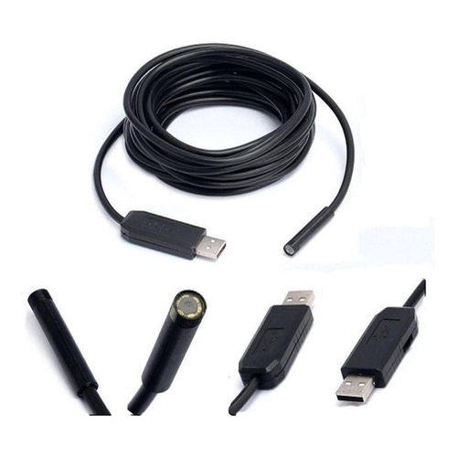 Endoscópio USB Para Inspeção Automotiva