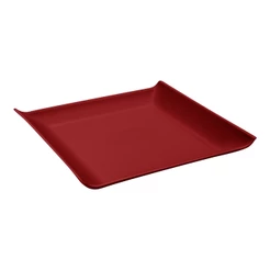 Prato Quadrado Casual Coza Cozy 20,6 x 20,6 x 2,6 cm Vermelho Bold