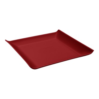 Prato Quadrado Casual Coza Cozy 20,6 x 20,6 x 2,6 cm Vermelho Bold
