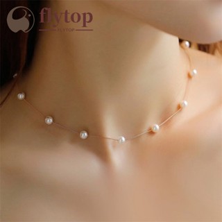 Colar De Pérolas Simples Feminino FT Personalidade Da Moda Corrente De Clavícula Jóias Presente