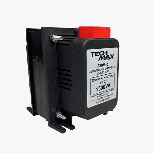 AUTO TRANSFORMADOR 1500VA - CONVERSOR - 127V/220V - 220V/127V TECH MAX
