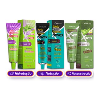 KIT NOVEX RECARGA CRONOGRAMA CAPILAR CACHOS