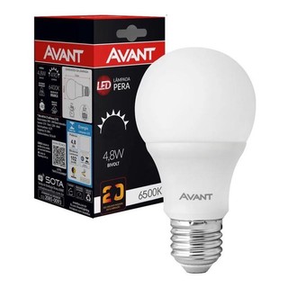 Lâmpada De Led Luz Branca Grande Bivolt 4,8W E27 6500K Para Iluminação Casa Comércio Prático em Oferta na Shopee