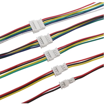 10 Peças JST PH 1.25 Macho Fêmea Conector De Fio Passo 1.25mm 2P 3P 4P 5P 6P Pino Plug Jack Terminal Cabo Comprimento 10