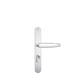 FECHADURA 501-502/33 PARA PORTA EXTERNA ESP. INOX (G) STAM/ PERFIL METÁLICO