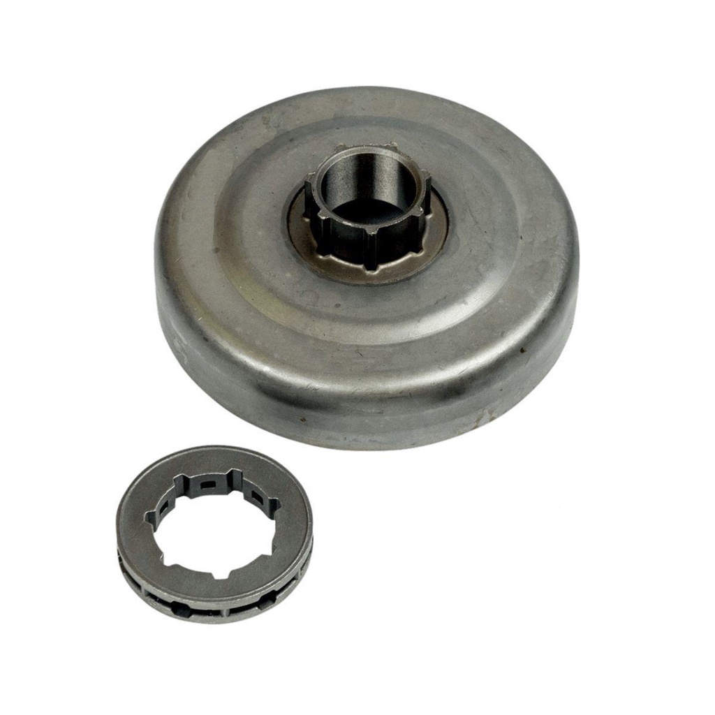 Conjunto Coroa 3/8x7 e Tambor  Motosserras ST 660 Supreme