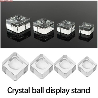 BEBETTFORM Base De Esfera De Cristal Decoração De Casa Para Suporte De Vidro Quadrado De Bolas
