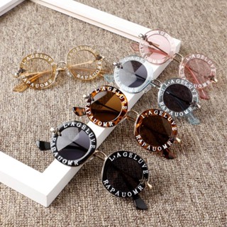 Óculos De Sol Femininos Steampunk Punk Redondos Para Meninos E Meninas Acessório De Luxo Vintage