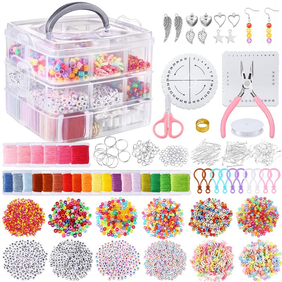 Kit De Miçangas Para Fazer Jóias/Acessórios Pulseira/Presente/Joias/Diy