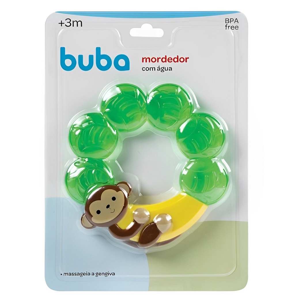 Mordedor com Água para Bebê Macaquinho 11822 - Buba