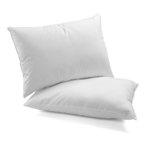 Kit 2 Travesseiros 70x50 Fibra Siliconada Microfibra kit