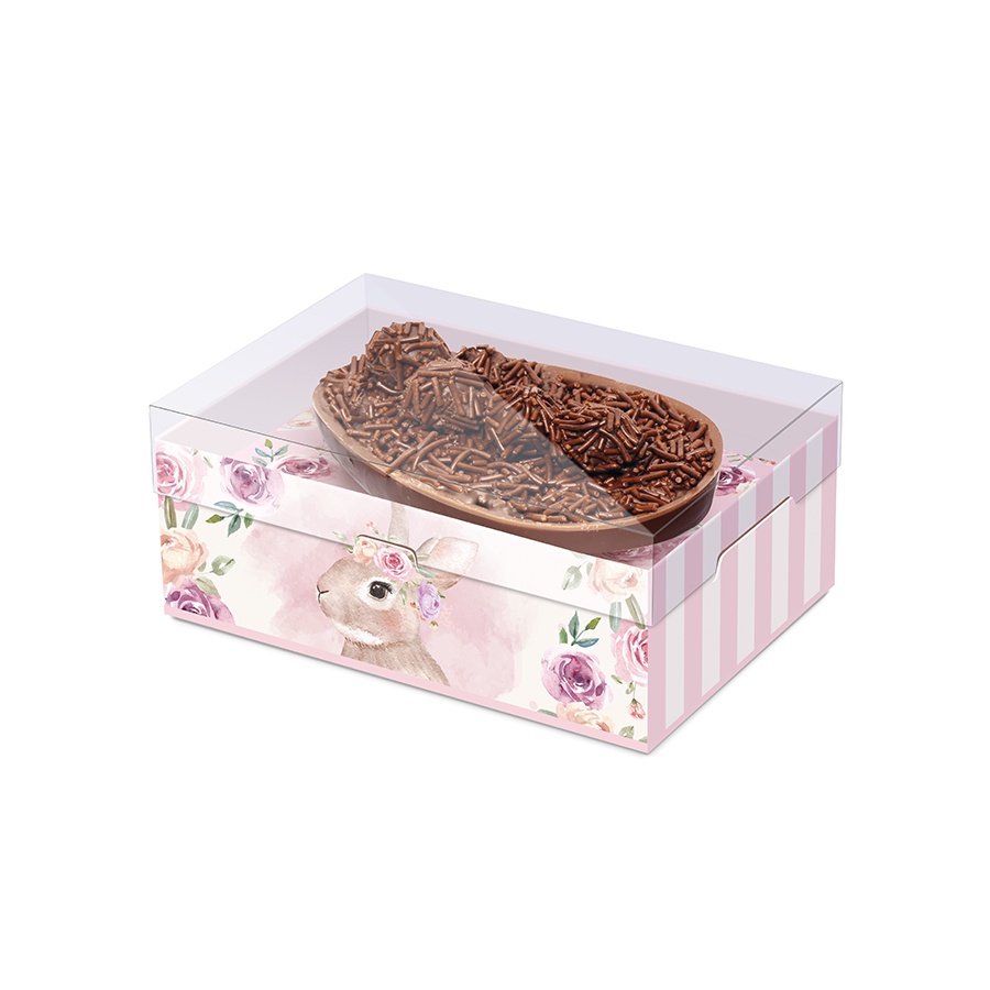 Caixa New Practice para Meio Ovo - Serena - 06 Unidades - Cromus Páscoa - Rizzo Distribuidora em Oferta na Shopee